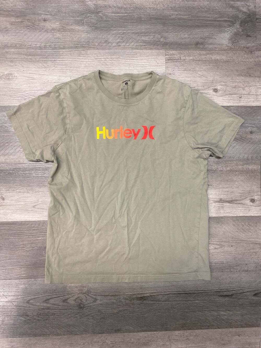 Hurley Men's One and Only Gradient Logo Graphic Short Sleeve T-Shirt